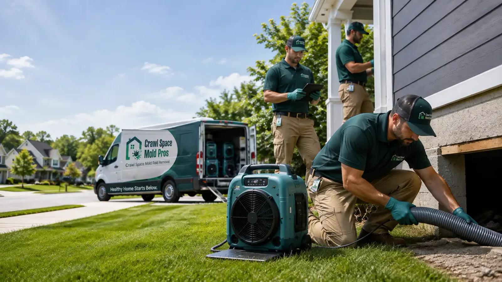 Crawl Space Mold Removal in Lyndhurst, VA